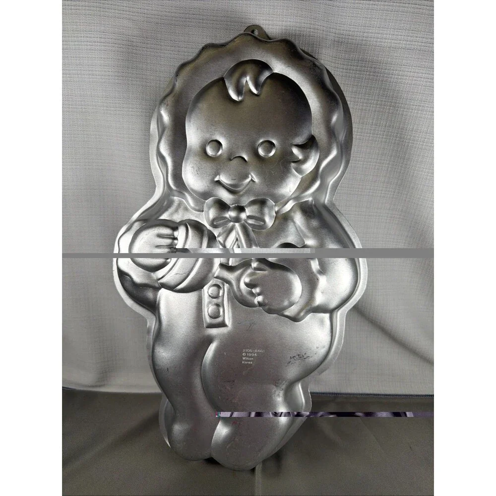 Vintage 2000 Wilton Baby Doll Cake Pan Mold 2105-573 Baby Shower